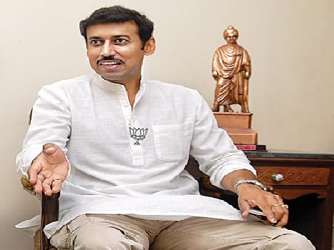 Rajyavardhan Rathore in Meerut